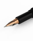 Brause Rose Classic Fountain Pen with Overfeed closeup on white background