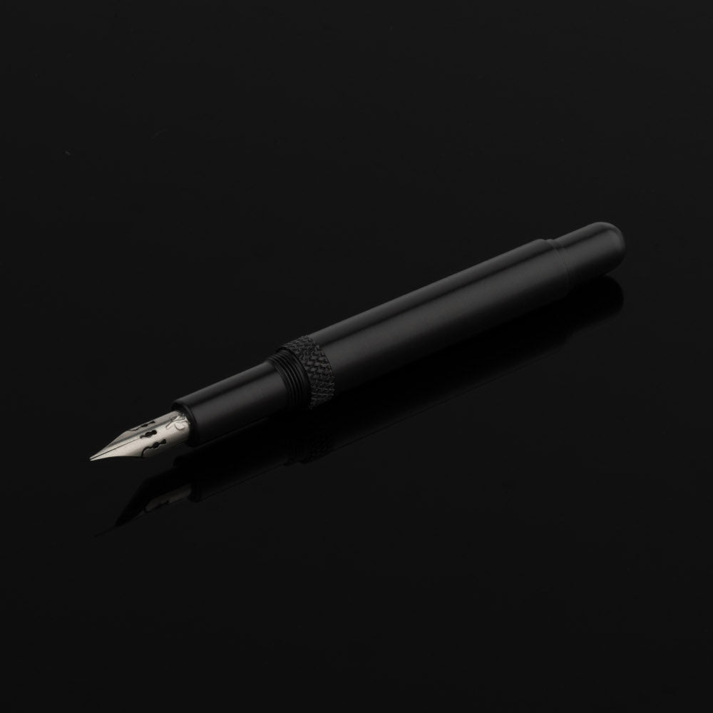 Brause Rose Classic Fountain Pen on black background