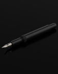 Brause Rose Classic Fountain Pen on black background