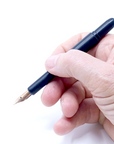 Sketch Nib Classic Pump Pen held in hand