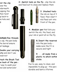 Classic Pump Pen and Fountain Pen Set