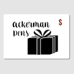 Ackerman Pens Gift Card